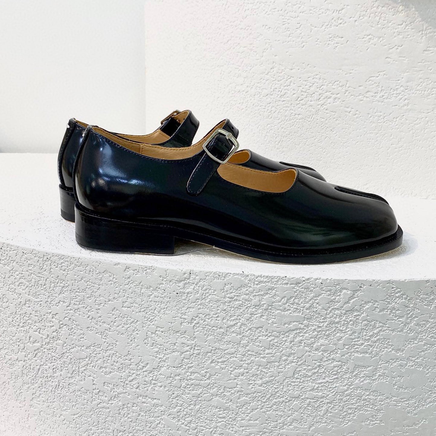 Tabi Leather Mary Janes